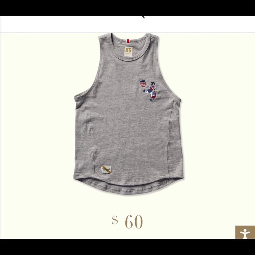 Vintage grey boy tank 🐰🏃🏻‍♀️